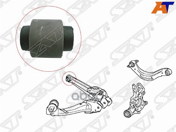 Сайлентблок рычага Honda Civic 00-12 / Civic Ferio 00-05 Sat арт. ST-52364-S5A-004