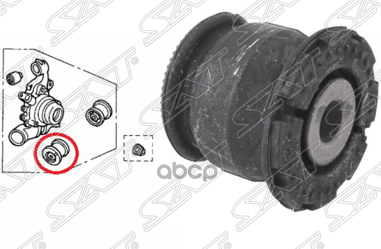 Сайлентблок рычага Honda CR-V 01-06 Sat арт. ST-52365-S9A-004