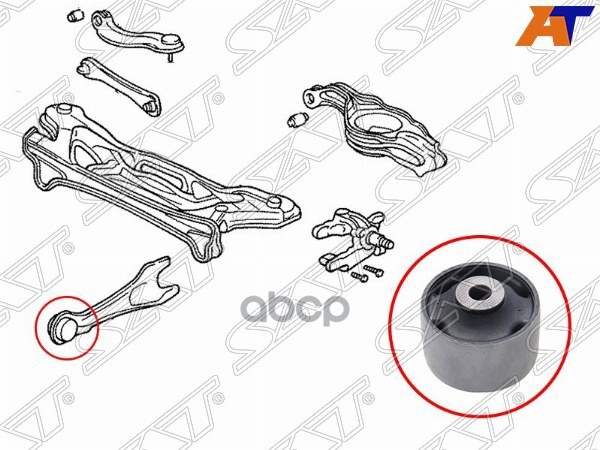 Сайлентблок рычага Honda Accord 02-08 Sat арт. ST-52372-SED-000B