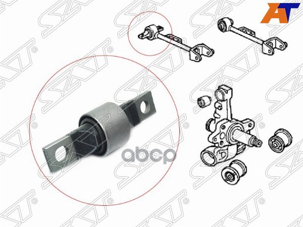 Сайлентблок рычага Honda Civic 00-06 / Civic Ferio 00-05 Sat арт. ST-52390-S5H-000