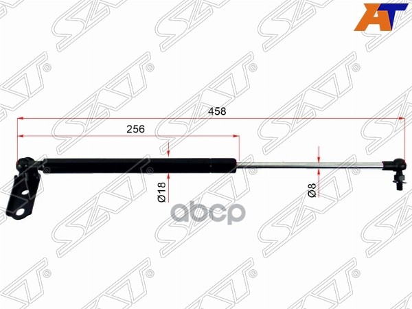 Амортизатор капота Lexus RX 97-03 / Toyota Harrier (XU10) 97-03 (Слева) Sat арт. ST-53450-49045
