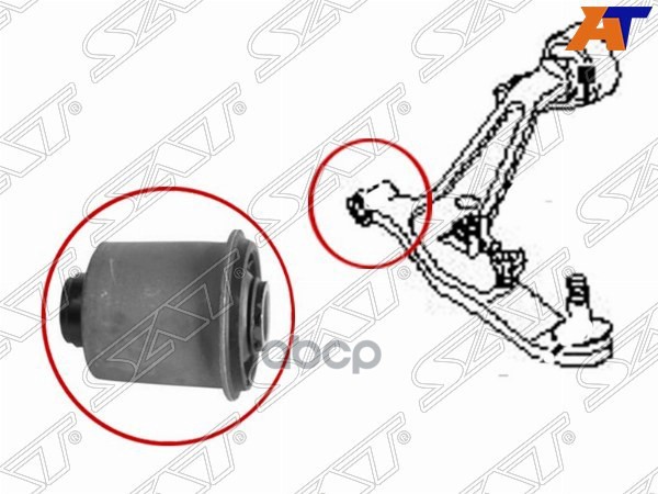 Сайлентблок рычага Nissan X-Trail 00-07 Sat арт. ST-54560-8H300