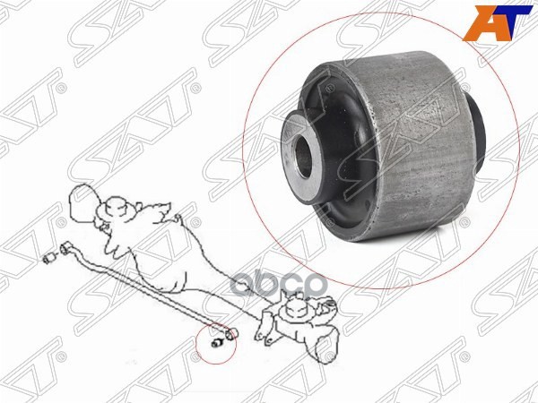 Сайлентблок рычага Nissan Patrol 97-10 / Safari 97-07 Sat арт. ST-55130-VC100-BU