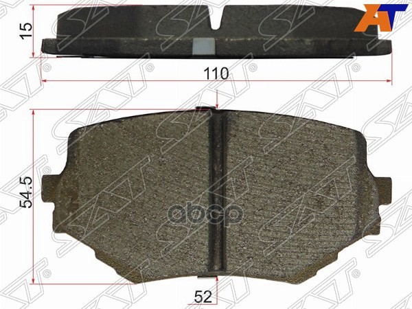 Колодки тормозные (Спереди) Suzuki Escudo 94-05 / Grand Vitara 97-08 Sat арт. ST-55200-65D50