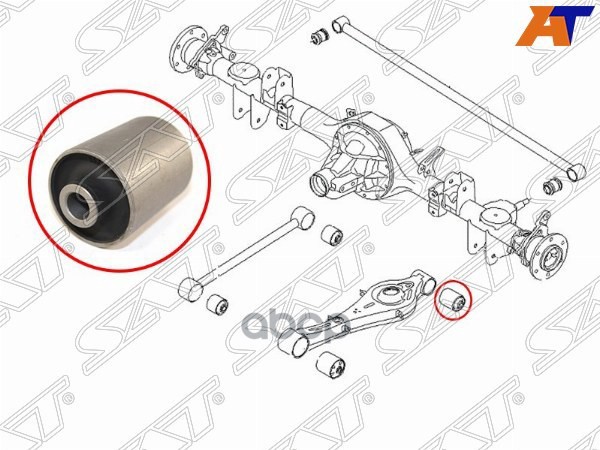 Сайлентблок рычага Hyundai Grand Starex 07-22 / H1 07-22 Sat арт. ST-55217-4H000
