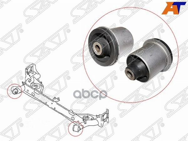 Сайлентблок балки Nissan Juke 10-20 / Leaf 09-17 Sat арт. ST-55501-1KK0A