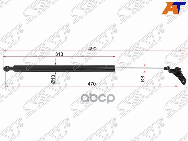 Амортизатор капота Subaru Forester 07-13 / Impreza 07-12 (Справа=Слева) Sat арт. ST-57251FG010