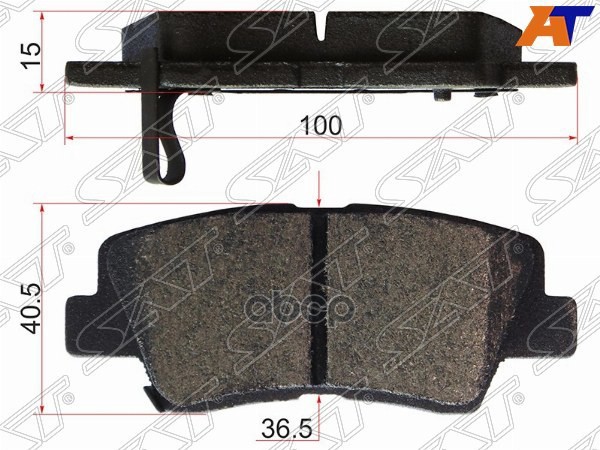 Колодки тормозные (Сзади) Hyundai Creta 15-22 / Elantra 06-20 Sat арт. ST-58302-1RA30