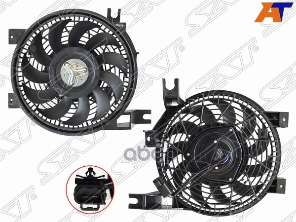 Диффузор радиатора Toyota Land Cruiser Prado (J150) 09-20 / Lexus GX 09-23 Sat арт. ST-59-0035