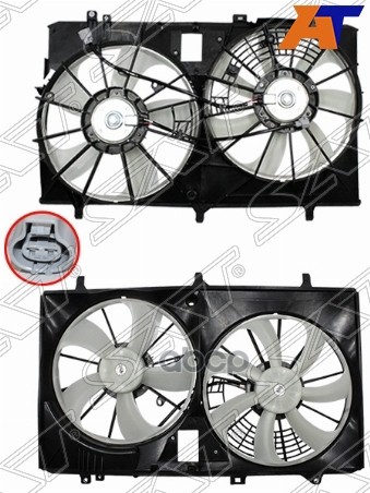 Диффузор Lexus RX 08-15 Sat арт. ST-59-0056