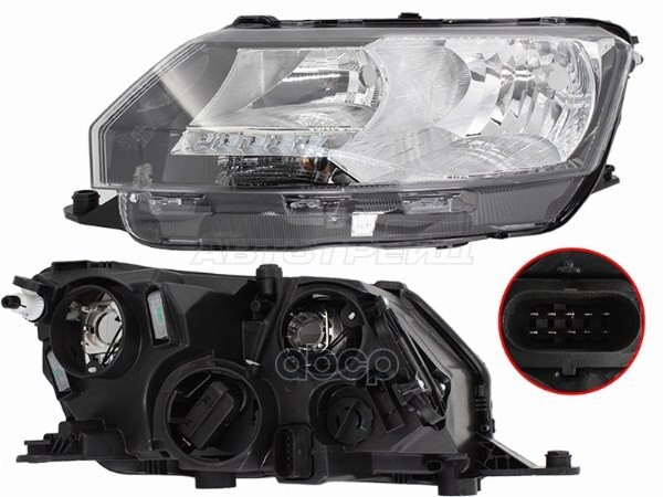 Фара Skoda Rapid 17-20 (Слева/ Галоген/ ДХО) Sat арт. ST-665-1130L