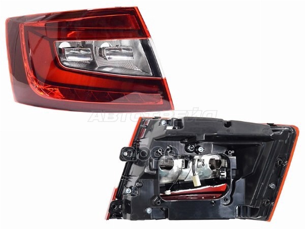 Фонарь задний Skoda Octavia 16-20 (Слева/ LED) Sat арт. ST-665-1940LDL