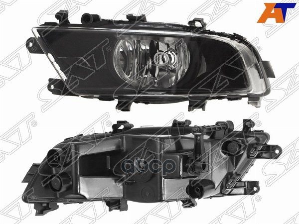 Фара противотуманная (Слева/ Чёрная) Skoda Superb 13-15 Sat арт. ST-665-2014L-UE2