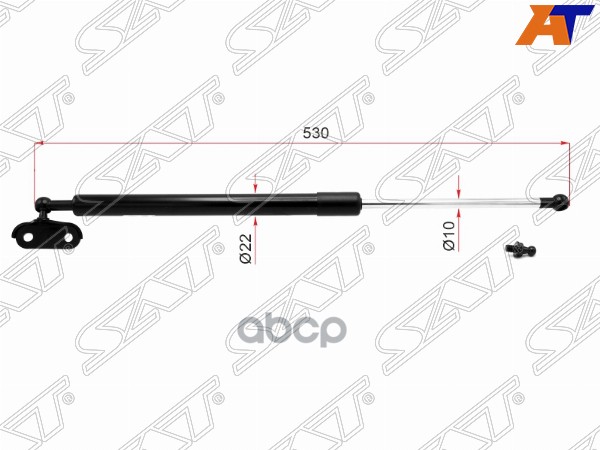 Амортизатор крышки багажника Toyota 4Runner 02-09 / Hilux Surf 02-09 (Слева) Sat арт. ST-68908-35050