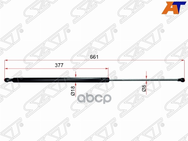 Амортизатор крышки багажника Honda Civic 05-12 (Справа=Слева) Sat арт. ST-74820-SMG-E02
