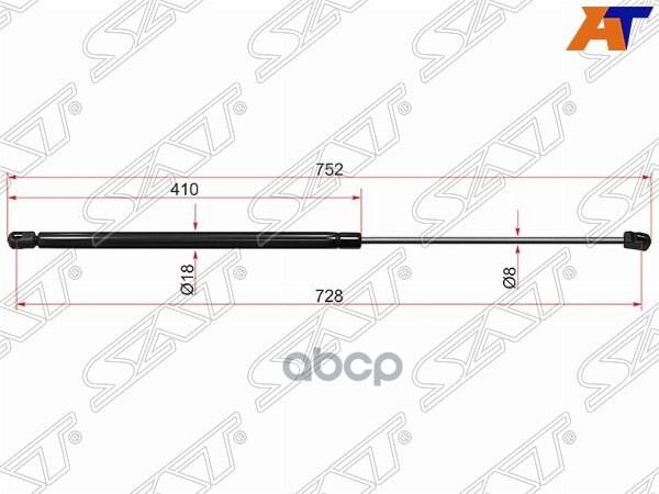 Амортизатор капота HYUNDAI SONATA 05-09 Sat арт. ST811613K000