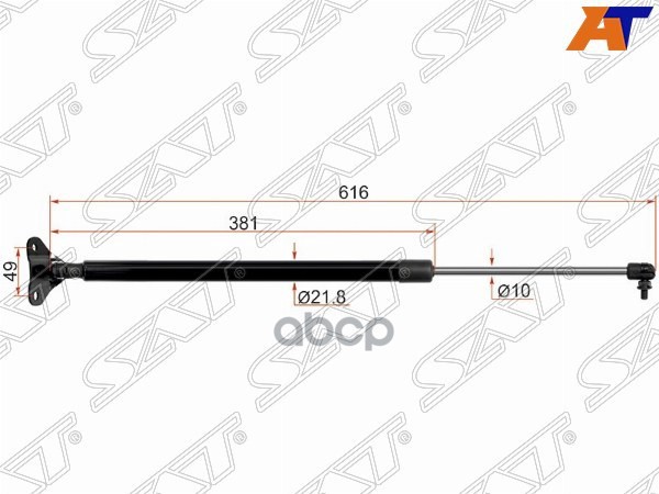 Амортизатор крышки багажника Hyundai Grand Starex 07-17 / H1 07-22 (Справа) Sat арт. ST-81780-4H010