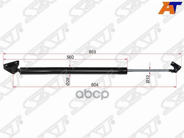 Амортизатор крышки багажника Hyundai Grace 93-03 / H1 97-04 (Слева) Sat арт. ST-8395043100