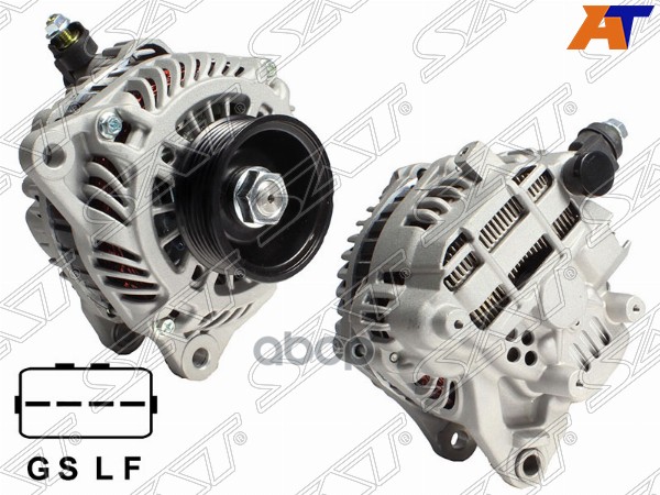 Генератор Mitsubishi Lancer 02-10 / Outlander 02-09 (4G69 12V 120A) Sat арт. ST-85-0026