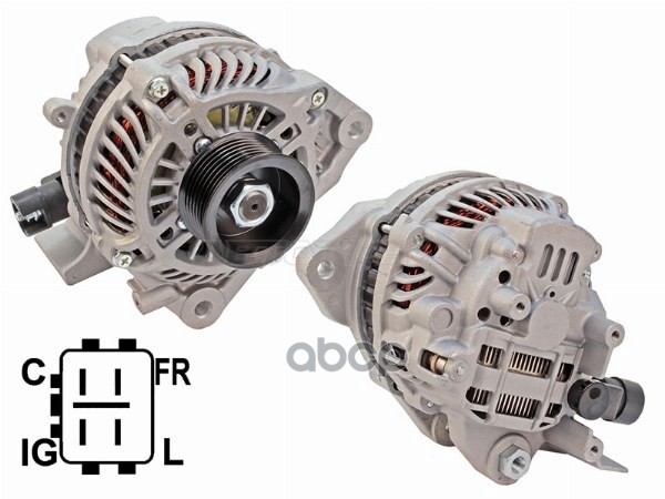 Генератор HONDA CROSSROAD RT1/RT2 07-10/FR-V 07-/CIVIC 1.8 06-12 R18A 12V 90A Sat арт. ST-85-0092