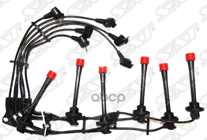 Провода высоковольтные TOYOTA LAND CRUISER FJ80/FZJ80 1FZ-FE (кругл. резин.) Sat арт. ST-90919-21557