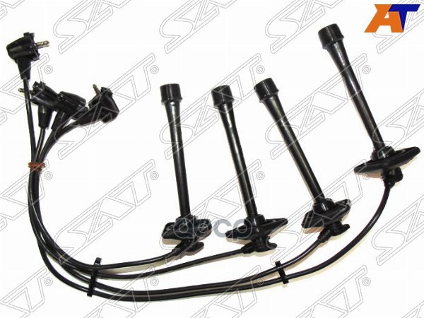 Провода высоковольтные TOYOTA CALDINA 92-96 3S/5S-FE  (квадратн. резин.) Sat арт. ST-90919-22370