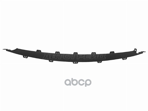 Накладка бампера Tesla Model X 15-21 (Спереди/ Сверху) Sat арт. ST-93-0067