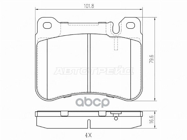Колодки тормозные (Спереди) Mercedes-Benz C-Class 00-08 / CLK-Class 02-10 Sat арт. ST-A0044205120