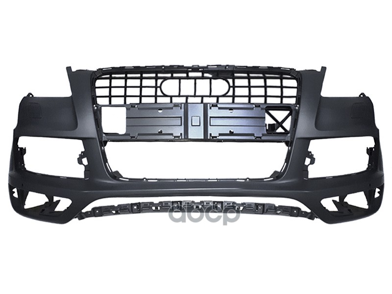 Бампер передний Audi Q7 09-15 (Под омыватели фар/ S-LINE) Sat арт. ST-AU30-000-D0