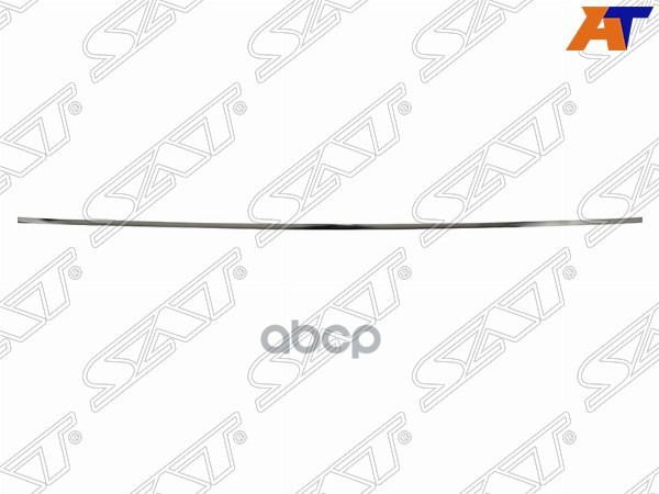 Молдинг Бампера Audi Q7 09-15 (Сзади) Sat арт. ST-AU30-087M-0