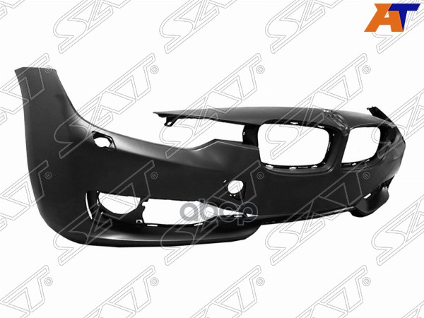 Бампер передний BMW 3-Series 11-15 (Под омыватели фар/ С отверстием под крюк) Sat арт. ST-BM35-000-0