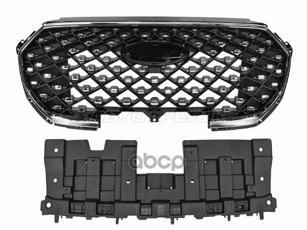 Решетка радиатора Chery Tiggo 8 Pro Max 22-24 (Комплектация под камеру) Sat арт. ST-CHTG8PROMX-093-0