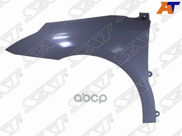 Крыло переднее Citroen C4 04-08 (Слева/ пластик) Sat арт. ST-CT25-016-2
