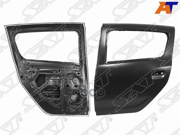 Дверь задняя Renault Sandero 14-22 / Sandero Stepway 14-22 (Слева) Sat арт. ST-DC02-041-A2