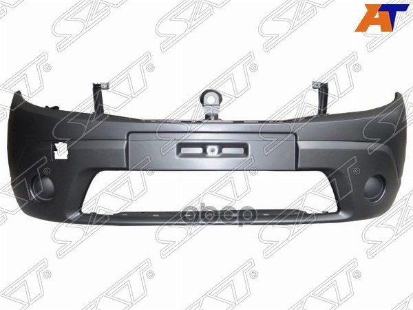 Бампер передний Renault Sandero 09-14 (С отверстием под крюк) Sat арт. ST-DC31-000-0