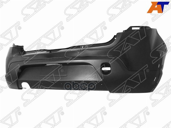 Бампер задний Renault Sandero Stepway 10-14 (Под расширитель(и)/ Под одну трубу) Sat арт. ST-DC31-087-A0
