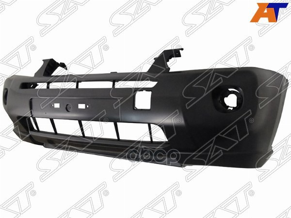 Бампер передний Nissan X-Trail 07-11 (Под ПТФ/ С отверстием под крюк/ EURO TYPE) Sat арт. ST-DTU2-000-0