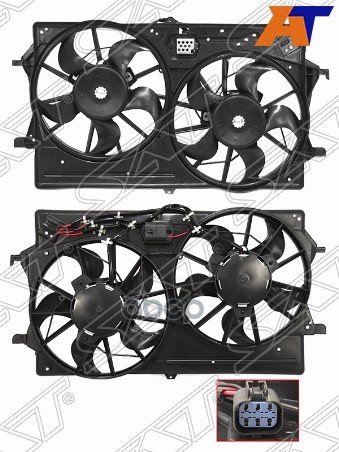 Диффузор Ford Focus 98-04 Sat арт. ST-FDA4-201-A0