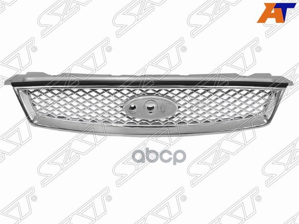 Решетка радиатора Ford Focus 04-08 (с хром молдингом) Sat арт. ST-FDA5-093-0