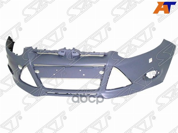 Бампер передний Ford Focus 10-15 (Под омыватели фар) Sat арт. ST-FDA6-000-A0