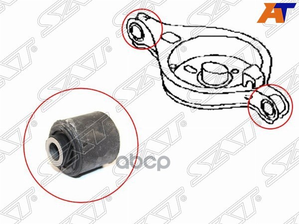 Сайлентблок рычага Mazda 6 02-08 / 6 MPS 05-07 Sat арт. ST-G26A-28-300A-B