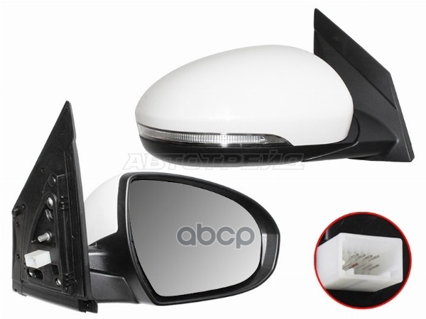 Зеркало Hyundai Tucson 15-21 (Справа/ Обогрев/ Регулировка/ Повторитель поворота/ Складывание/ Подсв Sat арт. ST-HN52-940-A1