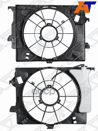Диффузор Hyundai Solaris 10-17 / Kia Rio 11-17 Sat арт. ST-HNS1-200-0