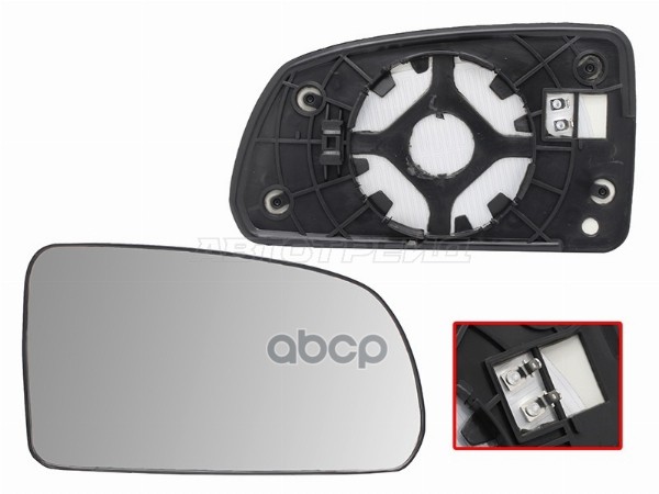 Полотно зеркала Kia Rio 05-09 (Справа/ Обогрев) Sat арт. ST-KA46-940G-1