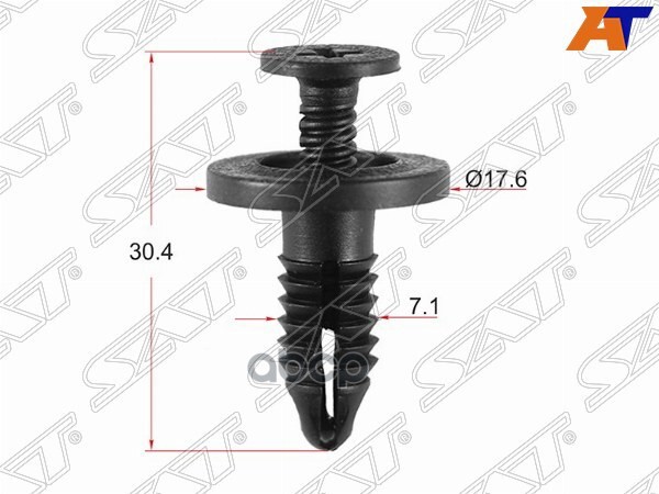 Клипса защиты бампера FORD (Продажа по 10шт) Sat арт. ST-KE-281