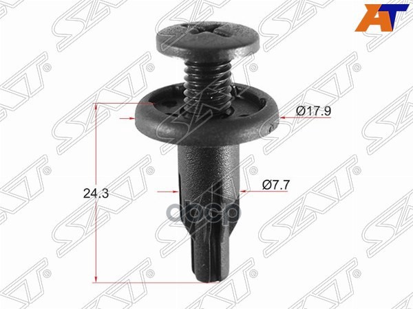 Клипса защиты бампера HONDA (Продажа по 10шт) Sat арт. ST-KJ-1053