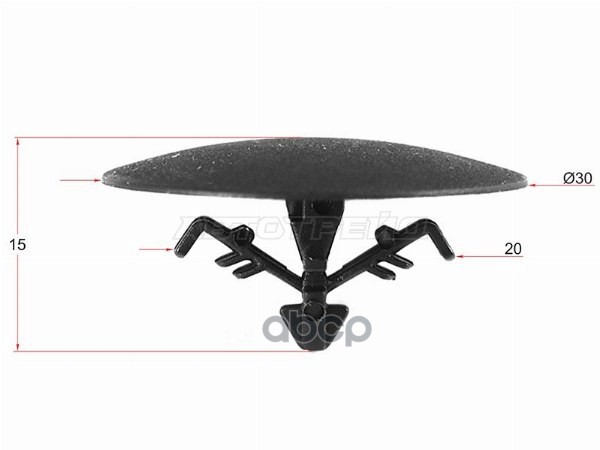 Клипса обшивки капота HONDA (Продажа по 10шт) Sat арт. ST-KJ-1071