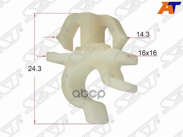 Клипса упора капота TOYOTA/LEXUS (Продажа по 10шт) Sat арт. ST-KJ-488