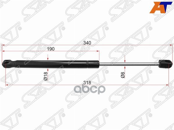 Амортизатор капота Land Rover Freelander 06-14 (Справа=Слева) Sat арт. ST-LR001773