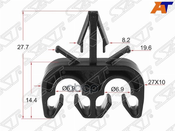 Клипса Эл. Проводки Toyota/Lexus (1 Шт.) Sat арт. ST-M10366